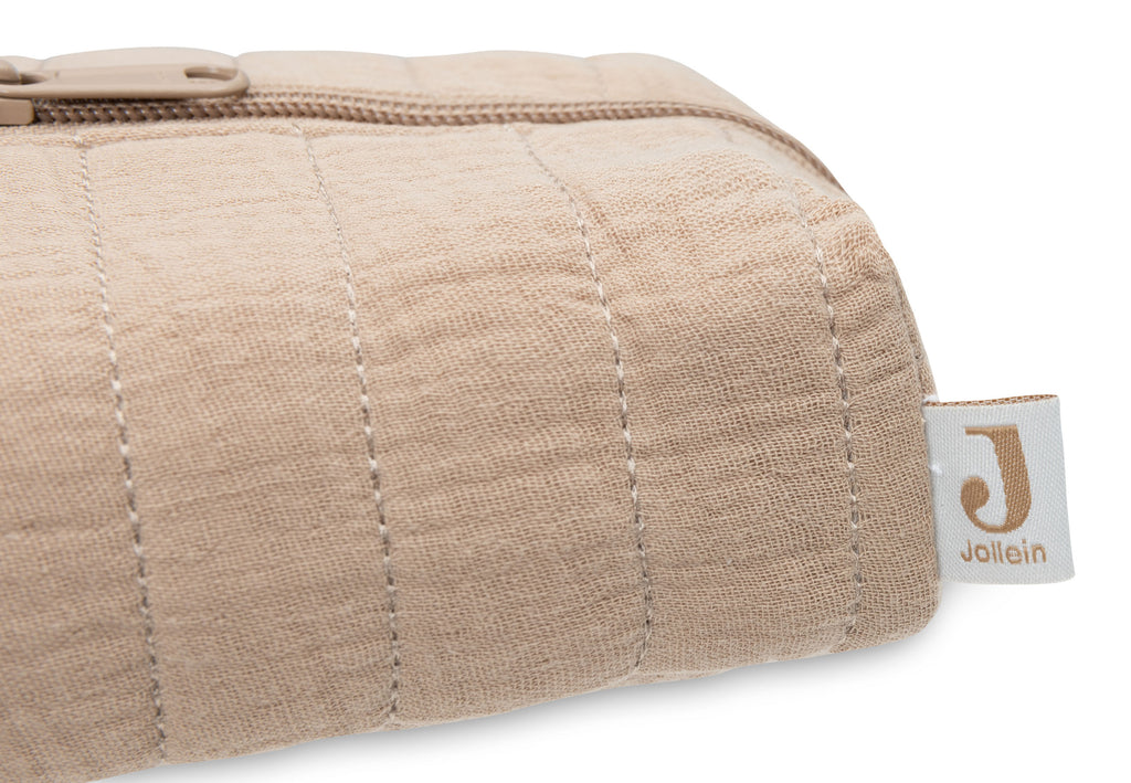 Housse pour Lingettes - Gaze de Coton Biscuit