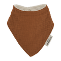 Bavoir bandana caramel