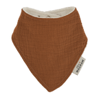 Bavoir bandana caramel