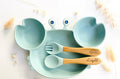Set repas crabe + couvert bleu