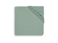 Drap-housse - Jersey vert 60x120 cm