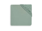 Drap-housse - Jersey vert 60x120 cm