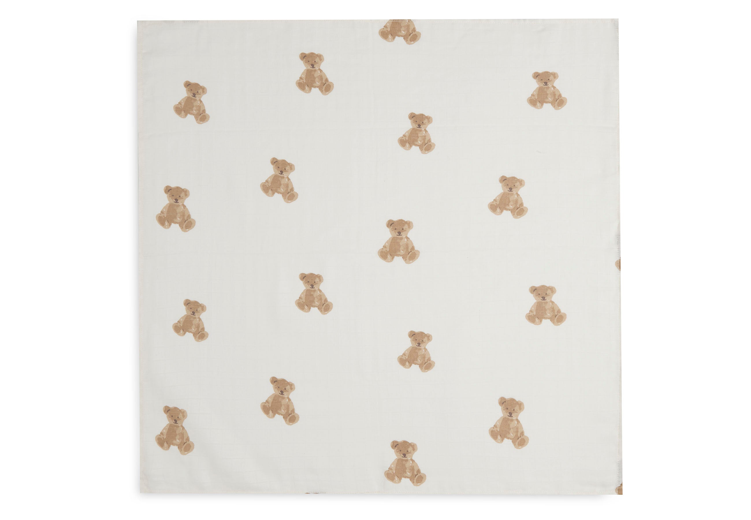 Lange gaze de coton small 70x70cm x3- Teddy Bear