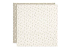 Lange gaze de coton 115x115cm x2 - Vert olive