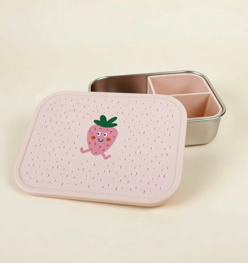 Boîte à goûter rose