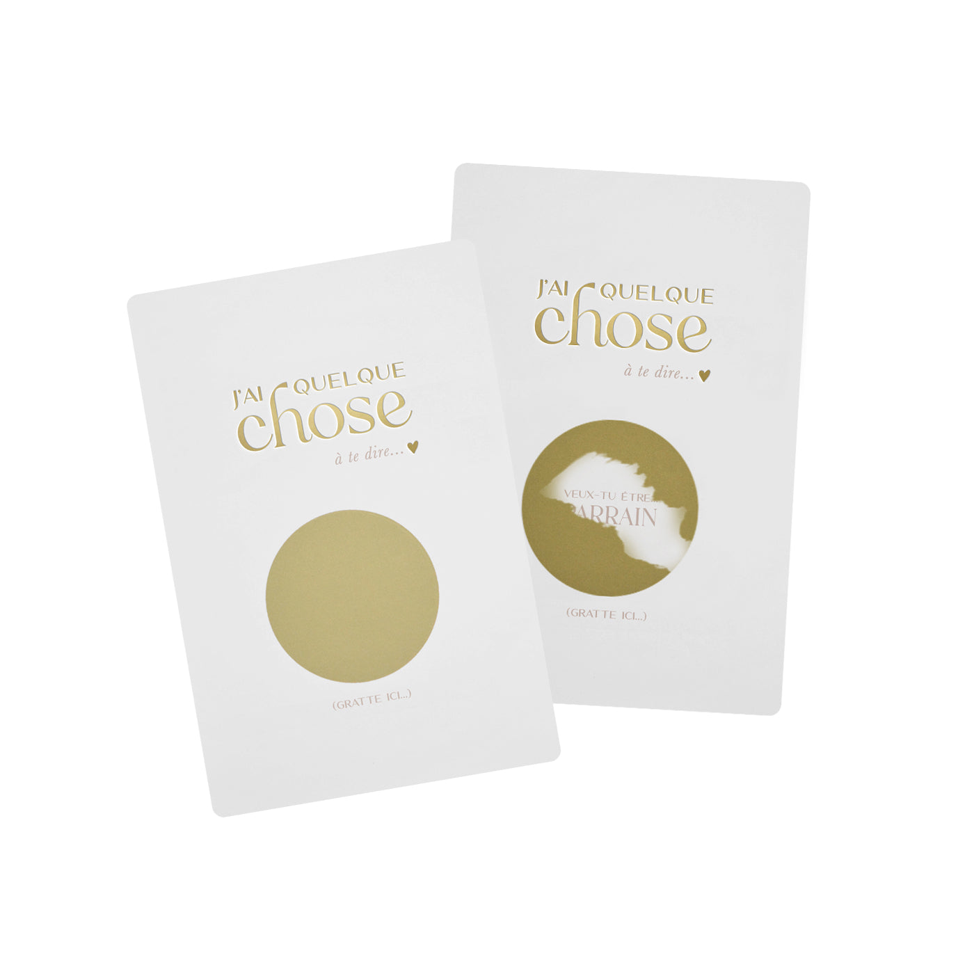 Carte à gratter - PARRAIN