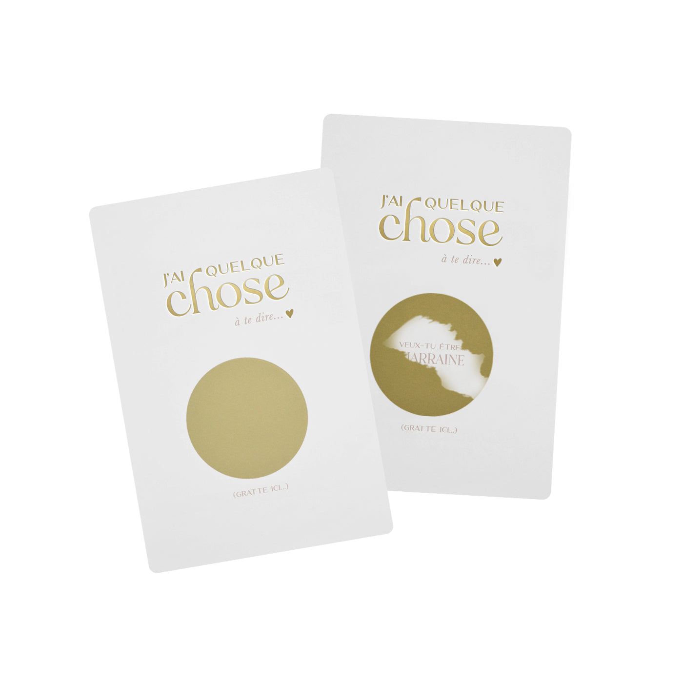 Carte à gratter - MARRAINE